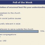 Poll from Leadership Journal: Missional Definition